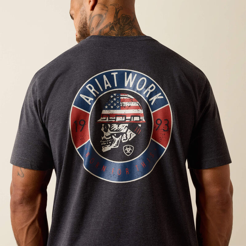 10071365 ARIAT MEN'S COTTON STRONG SKULL T-SHIRT