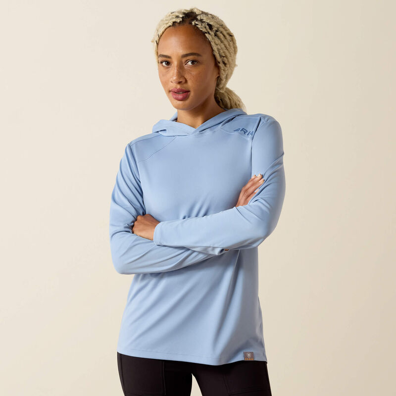 10071436 Ariat Women's Rebar Sunblocker Hooded T-Shirt