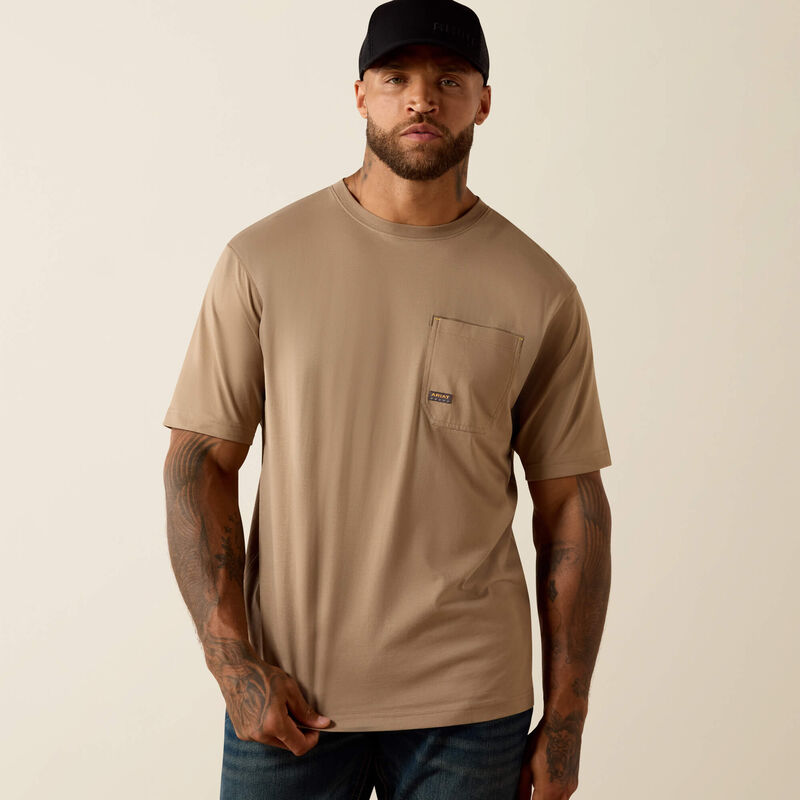 10071506 ARIAT MEN'S REBAR WORKMAN BORN FOR THIS T-SHIRT
