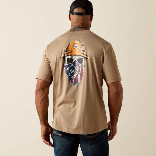 10071506 ARIAT MEN'S REBAR WORKMAN BORN FOR THIS T-SHIRT