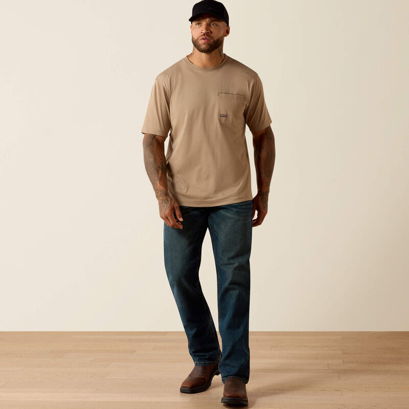 10071506 ARIAT MEN'S REBAR WORKMAN BORN FOR THIS T-SHIRT