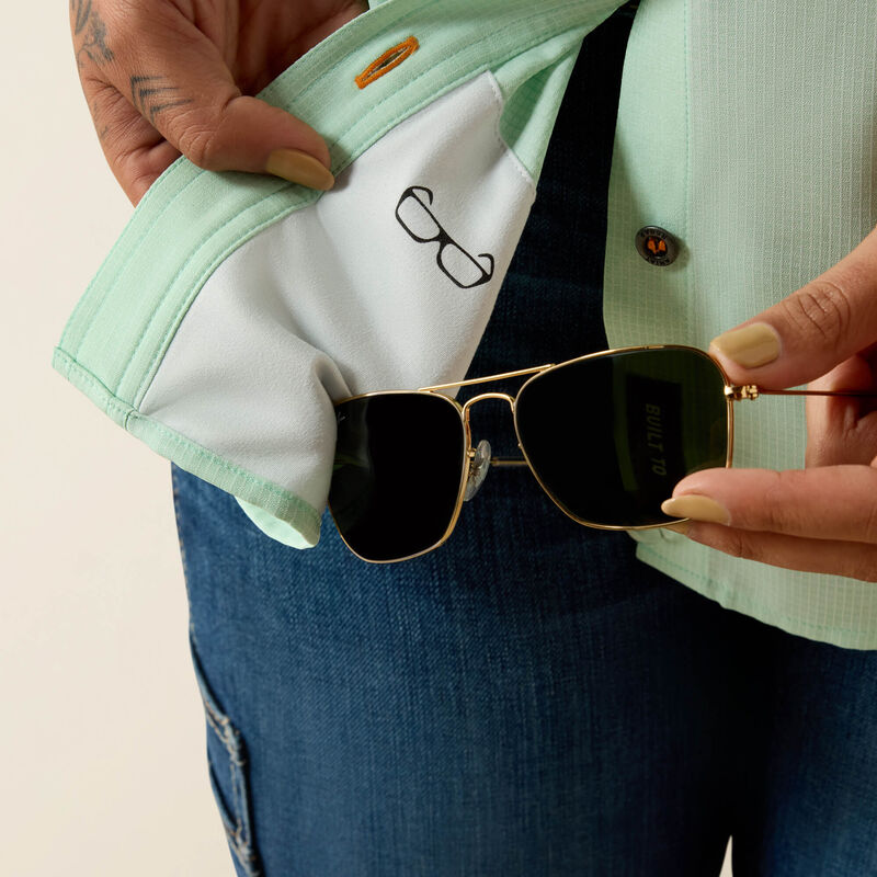 10071570 Ariat Women's Rebar Made Tough VentTEK DuraStretch Work Shirt