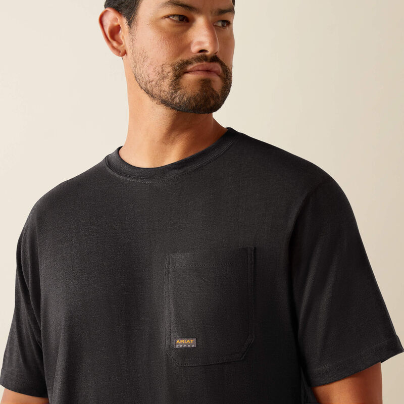 10073845 ARIAT MEN'S REBAR COTTON STRONG LOGO T-SHIRT