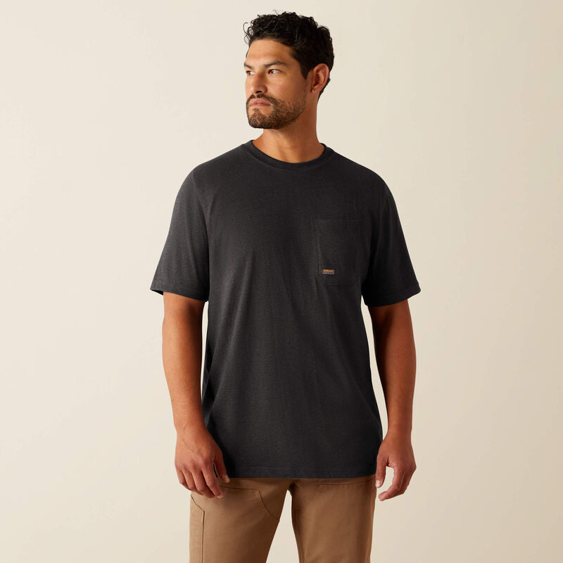 10073845 ARIAT MEN'S REBAR COTTON STRONG LOGO T-SHIRT