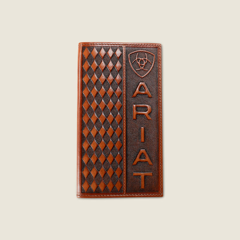 A3568402 ARIAT RODEO WALLET DIAMOND EMBOSSED