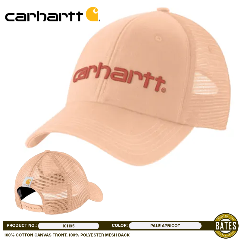 101195 Carhartt Canvas Mesh-Back LOGO Cap