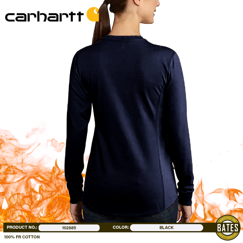 102685 Carhartt Women's FR FORCE® Cotton LS T-Shirts