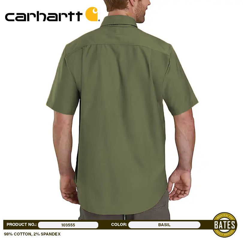 103555 Carhartt Men's RUGGED FLEX® Canvas SS Shirts