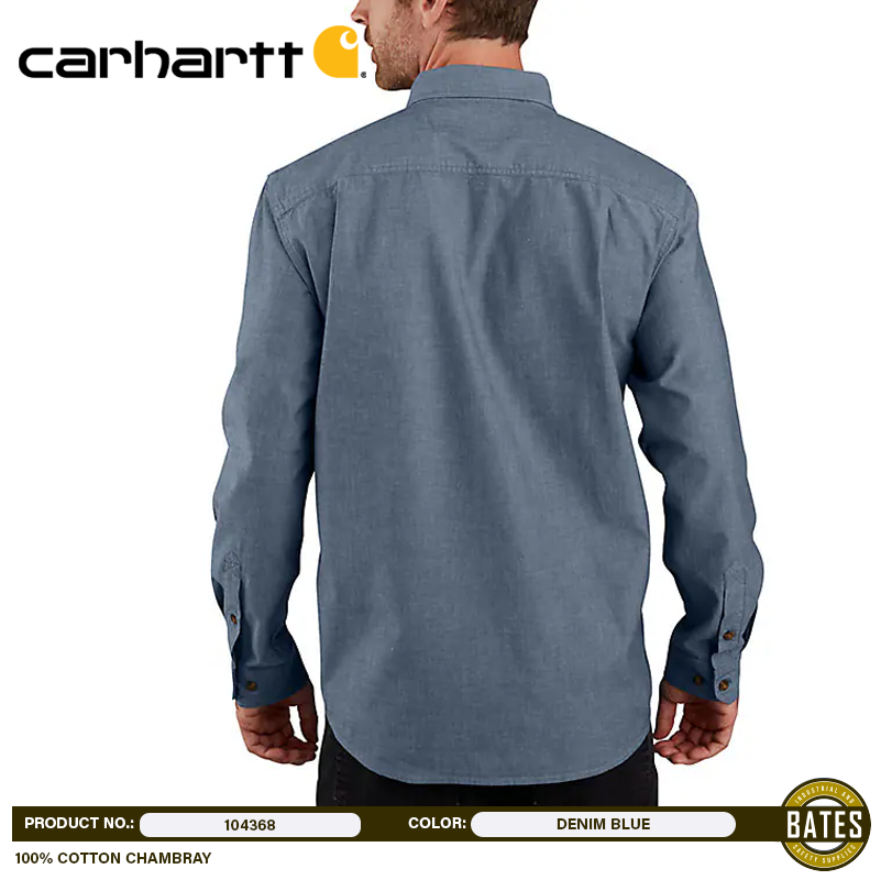 104368 Carhartt Men's CHAMBRAY Long Sleeve Shirts