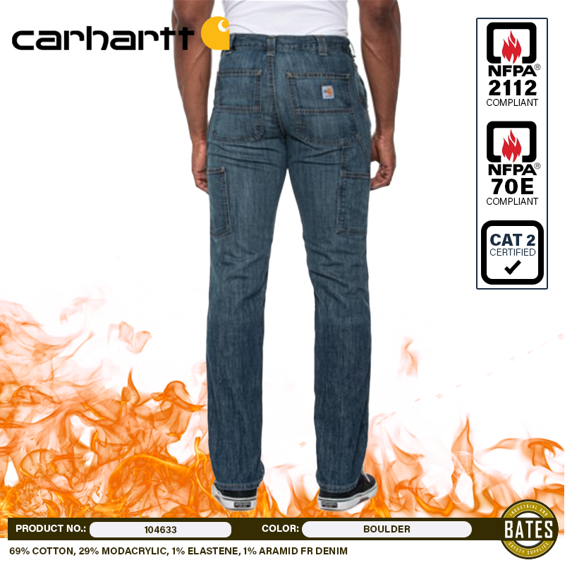 104633 Carhartt Men's FR FORCE® RUGGED FLEX® Utility Jeans