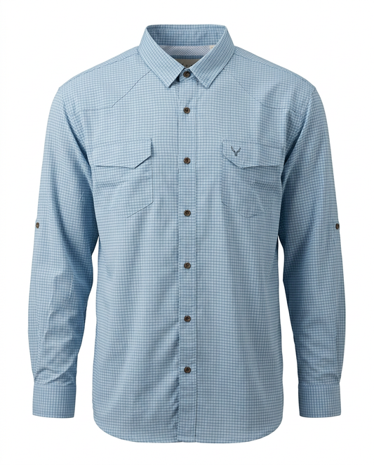 (R-WG-166) FIELDSTONE WILDGAME CLOUDDRIFT BUTTON DOWN