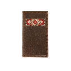 D250013204 3D RODEO STYLE WALLET EMBROIDERED BUCK LACE