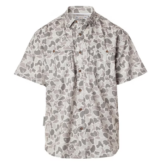 (R698) FIELDSTONE MARSH CAMO BUTTON DOWN S/S