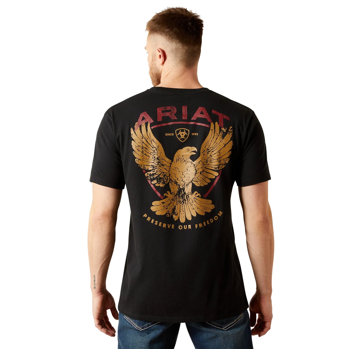 10065898 ARIAT MEN'S RUSTIC EAGLE T-SHIRT