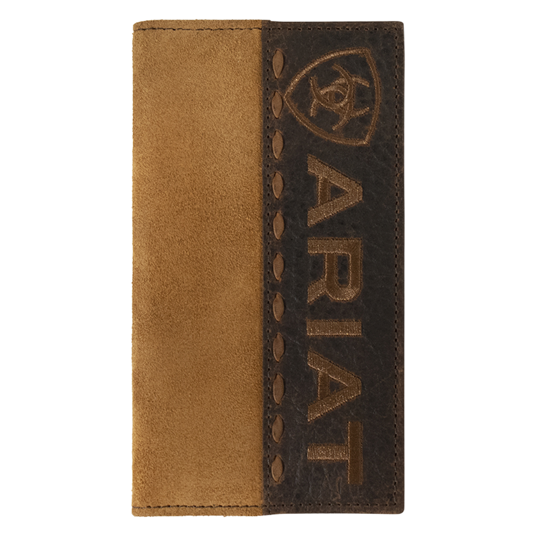 A3560808 ARIAT RODEO WALLET ROUGHOUT CROCO