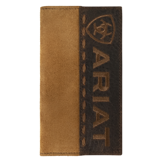 A3560808 ARIAT RODEO WALLET ROUGHOUT CROCO