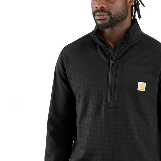 Carhartt Force® Relaxed Fit Mock Neck Half-Zip T-Shirt