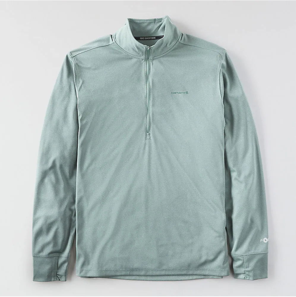 106573 CARHARTT MEN'S FORCE SUN DEFENDER RELAXED HALF ZIP