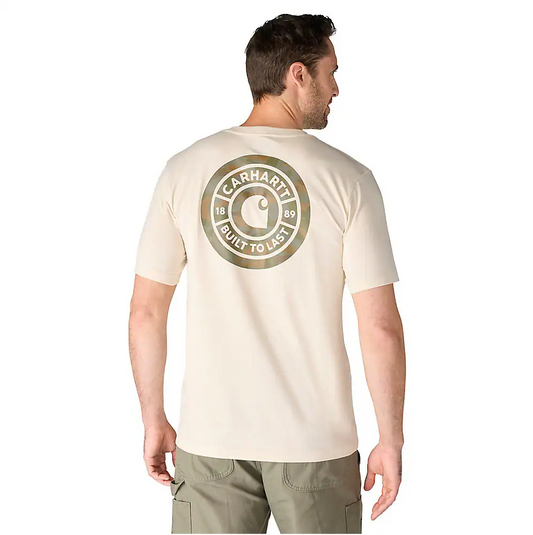 107357 CARHARTT MEN'S IRVINE RELAXED FIT CAMO RIVET T-SHIRT