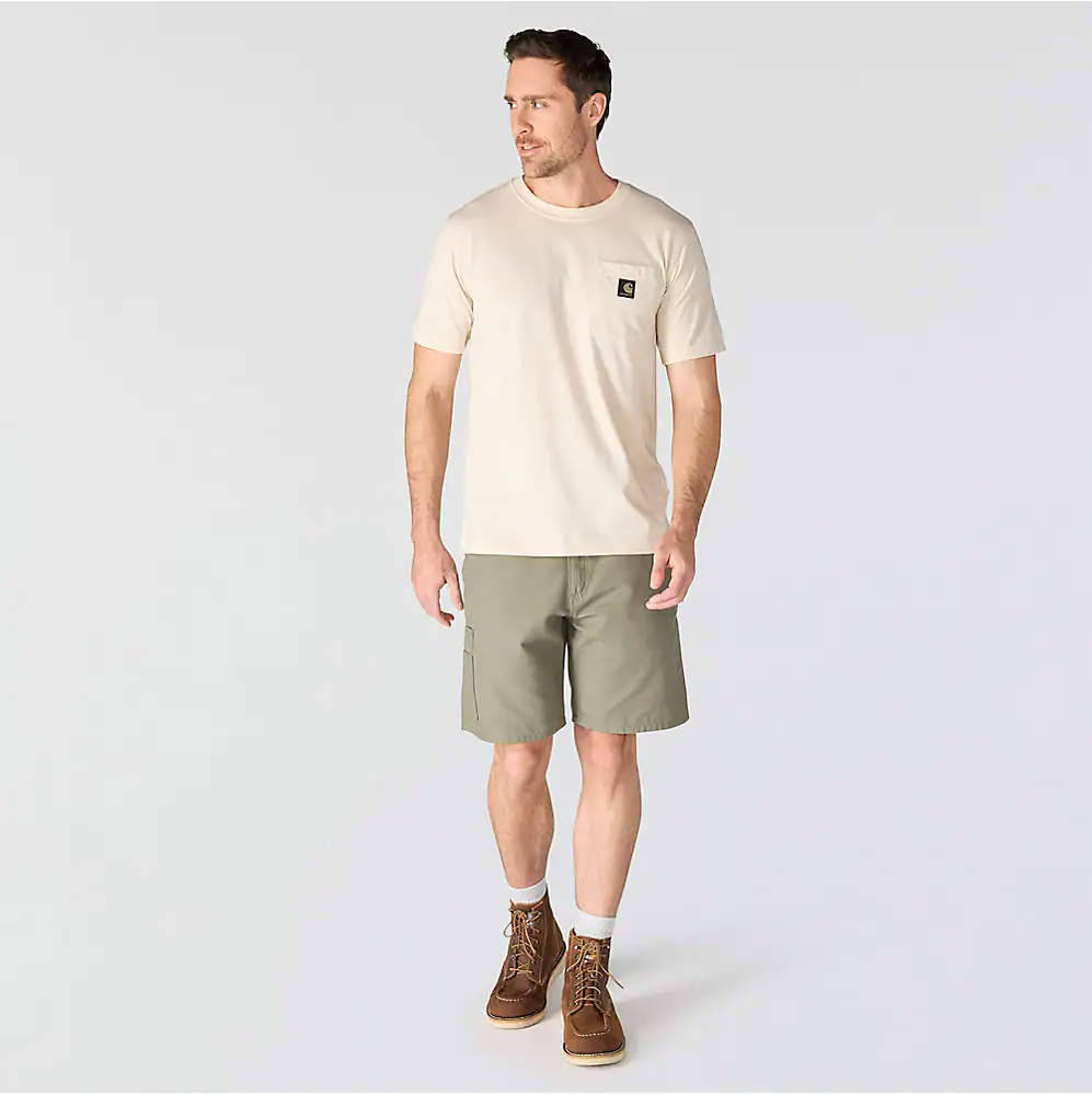 107357 CARHARTT MEN'S IRVINE RELAXED FIT CAMO RIVET T-SHIRT