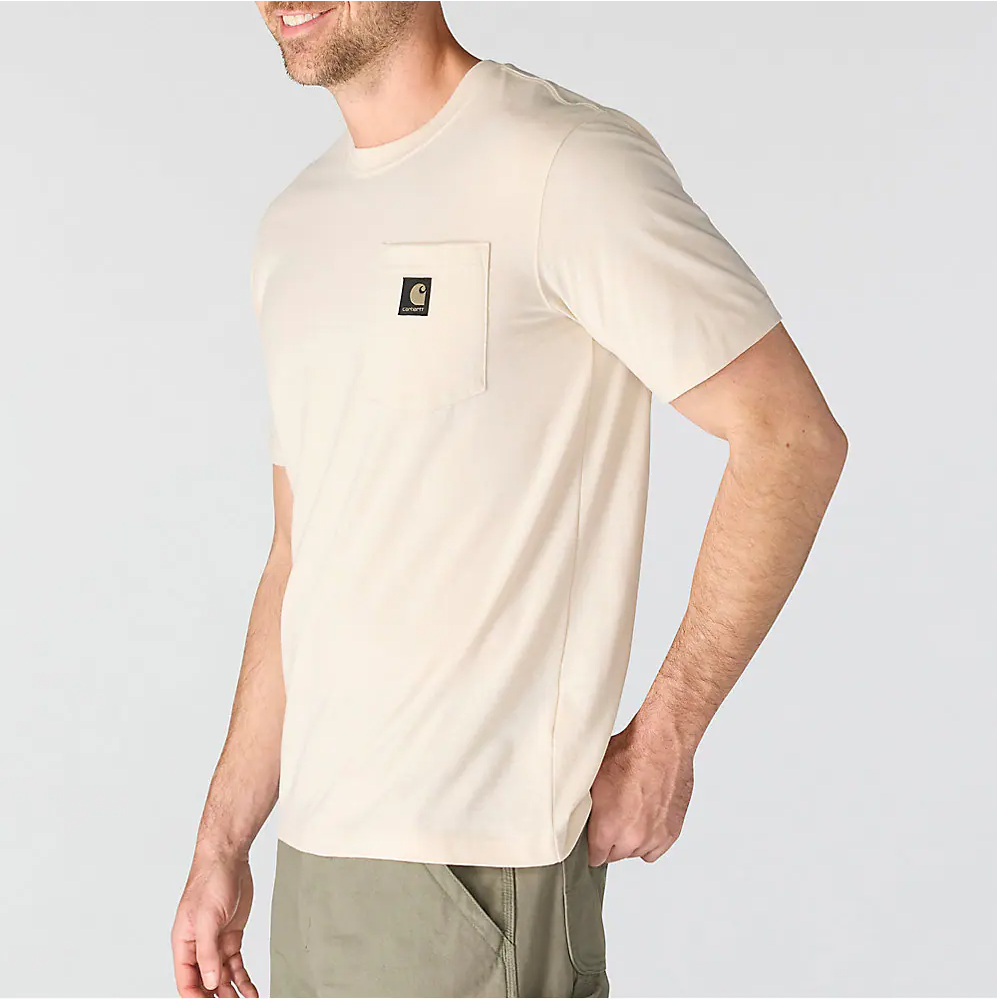 107357 CARHARTT MEN'S IRVINE RELAXED FIT CAMO RIVET T-SHIRT