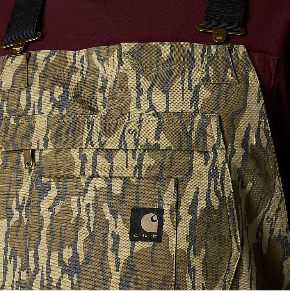 106983 CARHARTT MEN'S RUGGED FLEX DUCK INSULATED CAMO BIB OVERALL