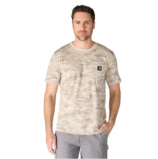 107298 CARHARTT MEN'S IRVINE RELAXED FIT CAMO T-SHIRT