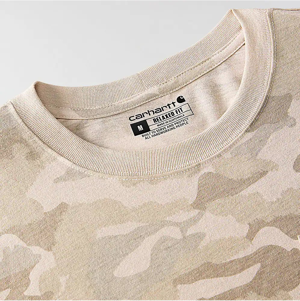 107298 CARHARTT MEN'S IRVINE RELAXED FIT CAMO T-SHIRT