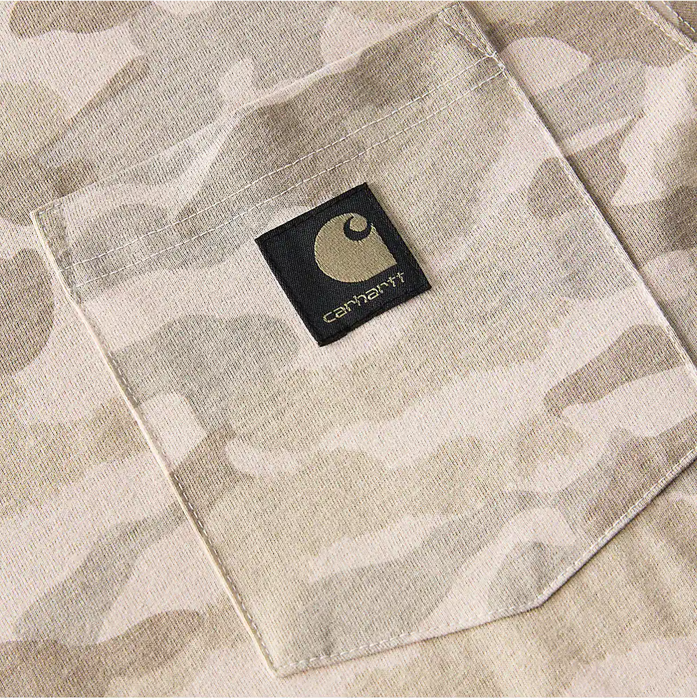 107298 CARHARTT MEN'S IRVINE RELAXED FIT CAMO T-SHIRT