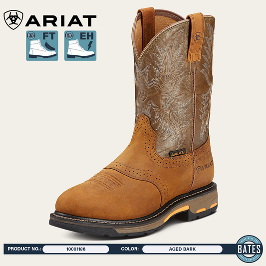 10001188 Ariat Men's WORKHOG® EH Pull-On Boots
