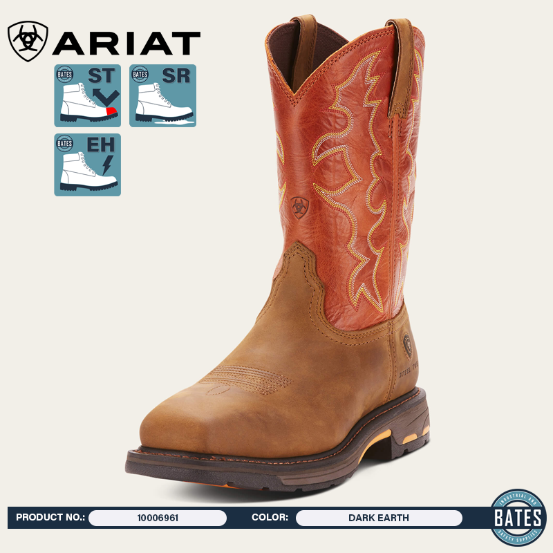 10006961 Ariat Men's WORKHOG® WS/ST Work Boots