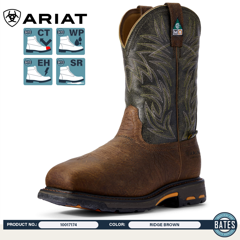 10017174 Ariat Men's WORKHOG® MetGuard CSA WP/CT Boots