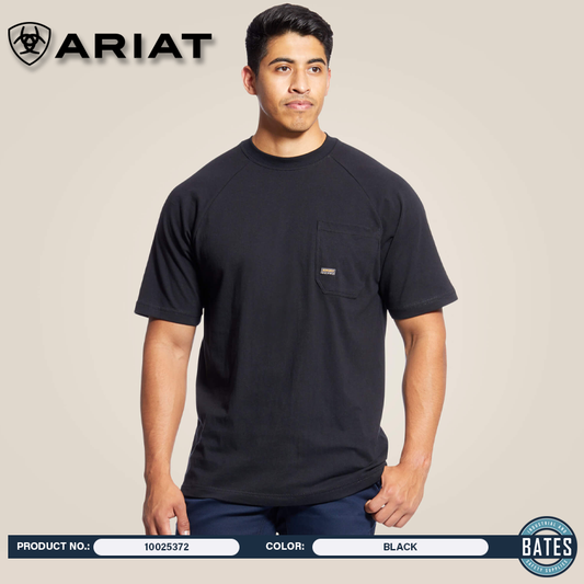 10025372 Ariat Men's REBAR® CottonStrong™ SS T-Shirt