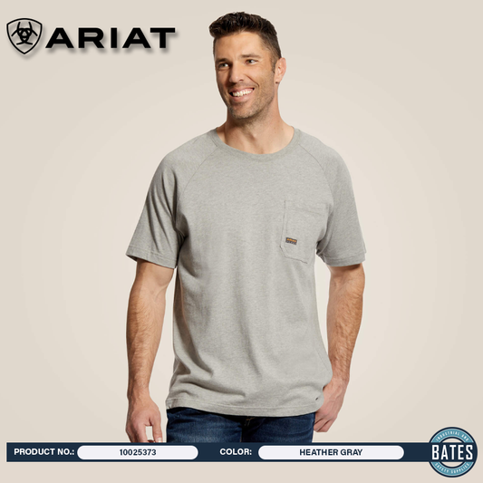 10025373 Ariat Men's REBAR® CottonStrong™ SS T-Shirt