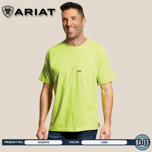 10025374 Ariat Men's REBAR® CottonStrong™ SS T-Shirt