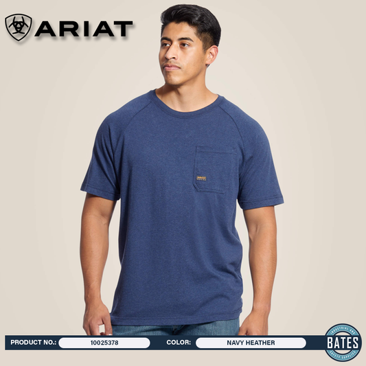 10025378 Ariat Men's REBAR® CottonStrong™ SS T-Shirt