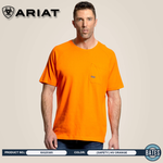 10025385 Ariat Men's REBAR® CottonStrong™ SS T-Shirt