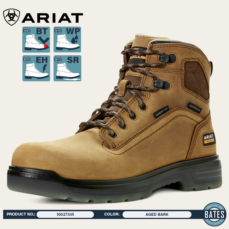 10027335 Ariat Men's TURBO WP/BT Work Boots