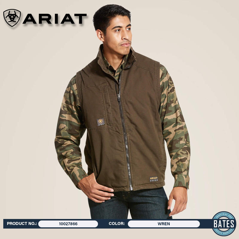 10027866 Ariat Men's REBAR® DuraCanvas Insulated Vest