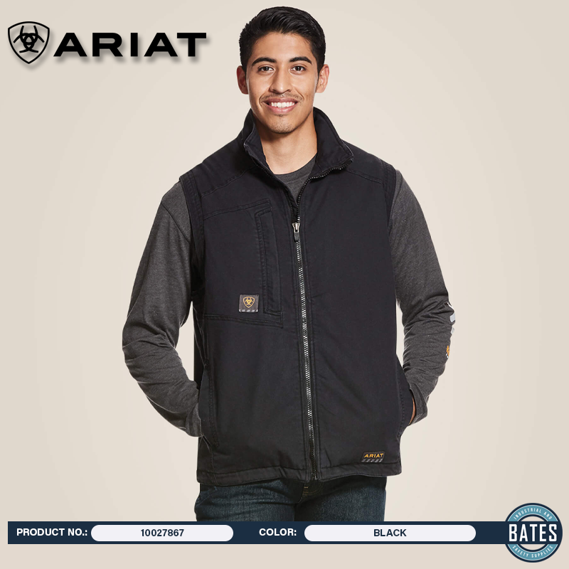 10027867 Ariat Men's REBAR® DuraCanvas Insulated Vest
