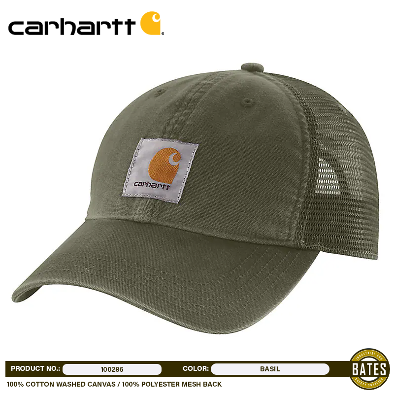100286 Carhartt Canvas MESH-BACK Caps