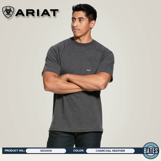 10031018 Ariat Men's REBAR® CottonStrong™ SS T-Shirt