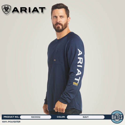 10031032 Ariat Men's REBAR® Heat Fighter LS T-Shirt