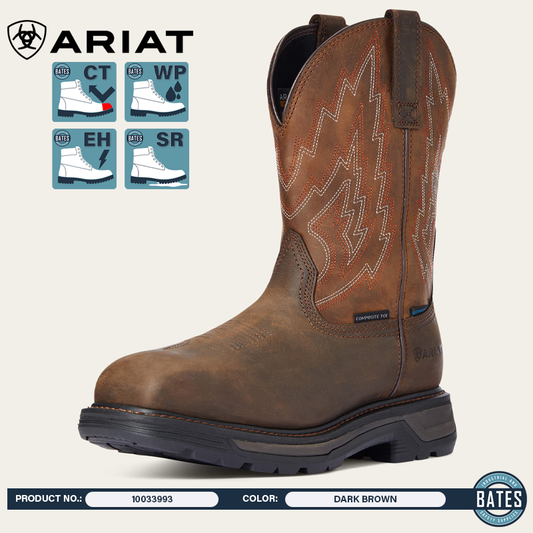 10033993 Ariat Men's BIG RIG WP/CT Work Boots
