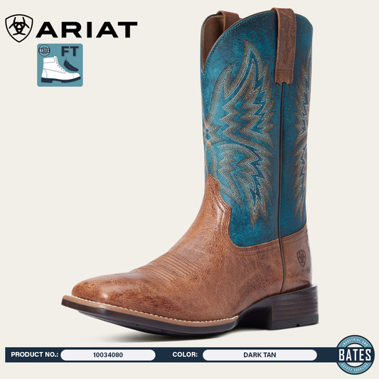 10034080 Ariat Men's VALOR ULTRA Western Square-Toe Boots