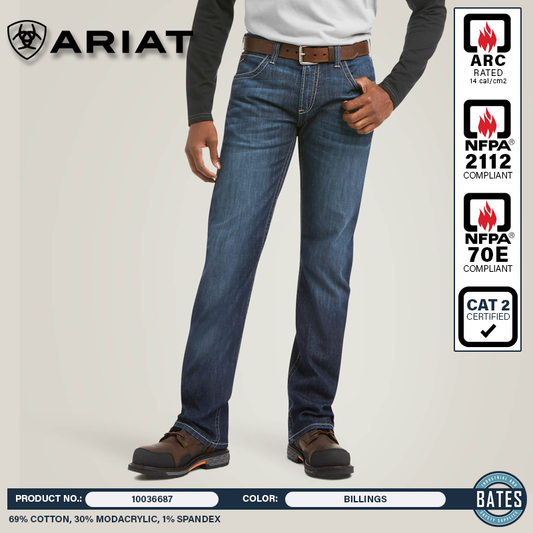 10036687 Ariat Men's FR M5 COLTRANE SL Jeans