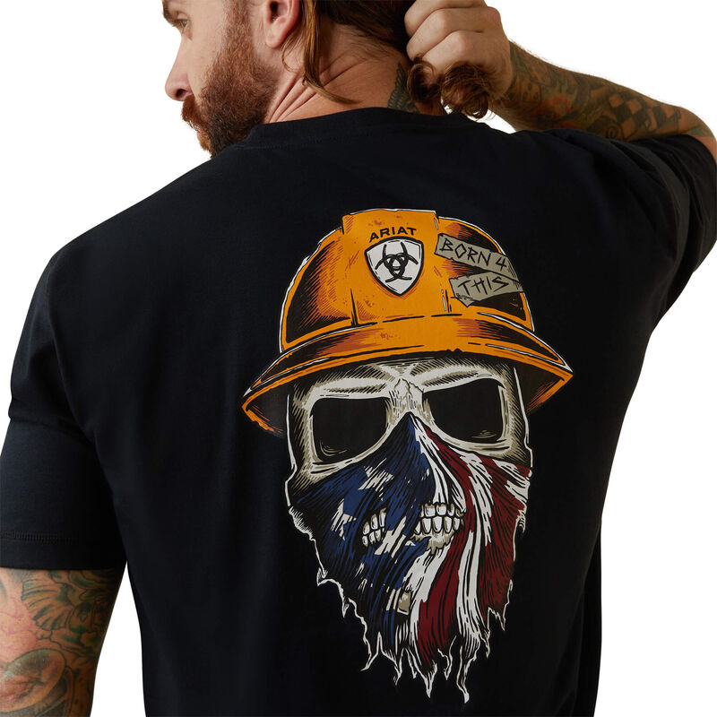 10043633 Ariat Men's REBAR® WORKMAN "BORN FOR THIS" T-Shirt