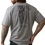 10043828 Ariat Men's REBAR® CottonStrong™ American Outdoors T-Shirt