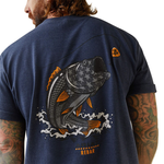 10043831 Ariat Men's REBAR® CottonStrong™ American Bass T-Shirt