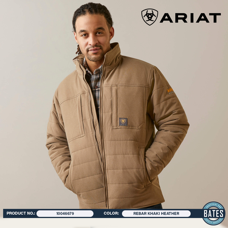10046679 Ariat Men's REBAR™ Valiant Water Resistant Insulated Jacket